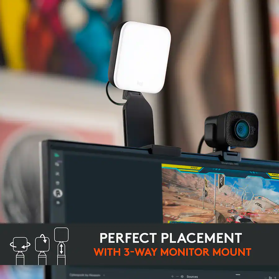 Logitech - Litra Glow Premium LED Streaming Light