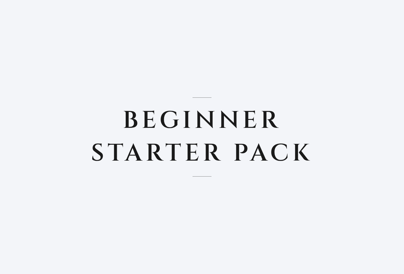 Beginner Gamer Starter Pack